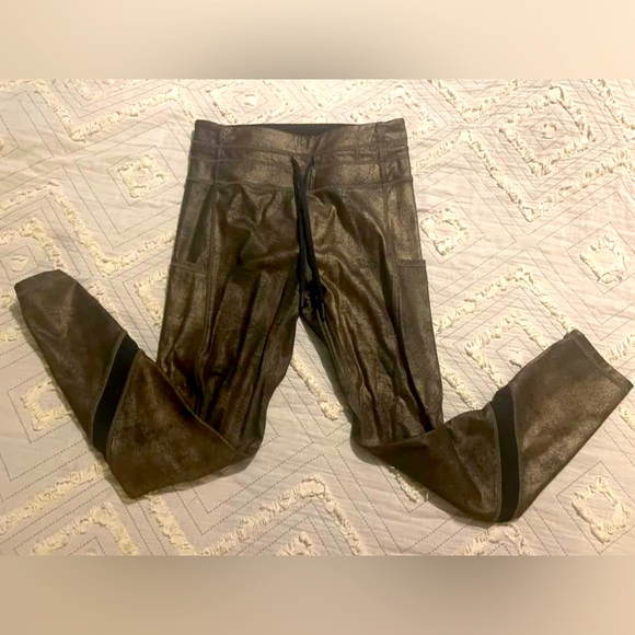Distressed drawstring leggings sz 4 - Picture 1 of 1